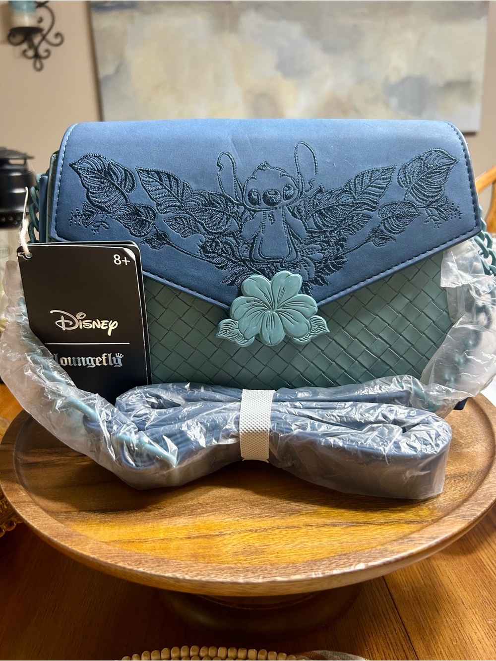 Loungefly Teal & Seafoam Lilo & Stitch Crossbody Bag